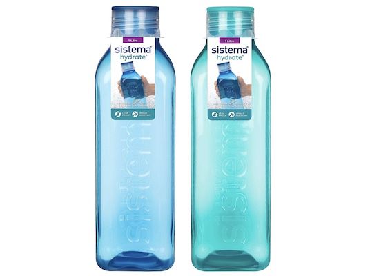 2x Sistema Square Water Bottle 1L für 18,86€ (statt 23€)
