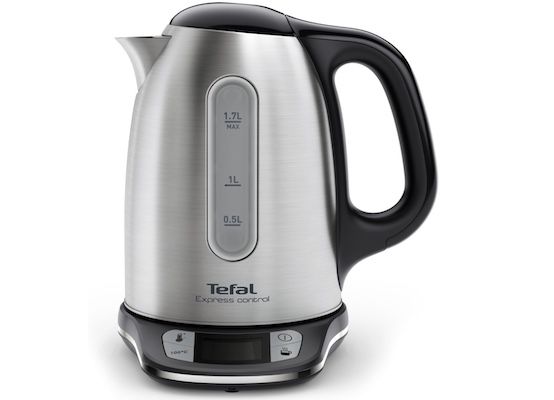 Tefal Wasserkocher mit 1,7L aus Edelstahl für 54€ (statt 76€)