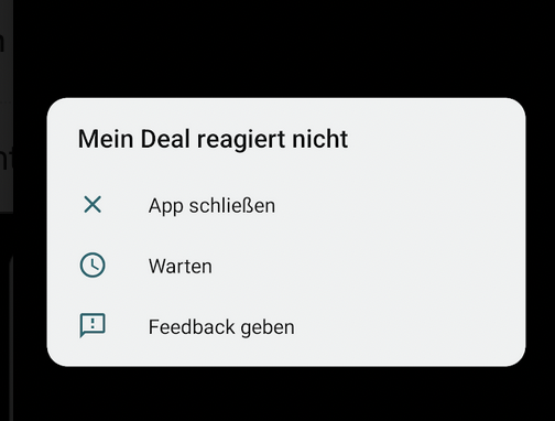Android App-User: &#8222;App reagiert nicht&#8220; oder &#8222;bitte warten&#8220; &#8211; Neues Update laden!