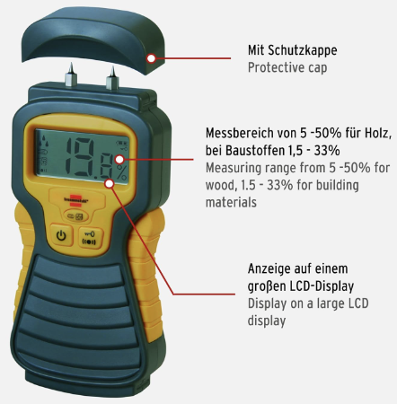 Brennenstuhl Feuchtigkeitsmessgerät für 13,99€ (statt 22€)