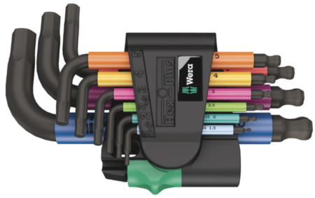 Wera Hex Plus Multicolour 2 Winkelschlüsselsatz, 9 tlg. für 21,79€ (statt 25€)