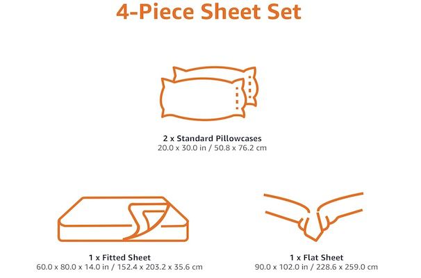 Amazon Basics Bettwäsche Set für 28€ (statt 45€)