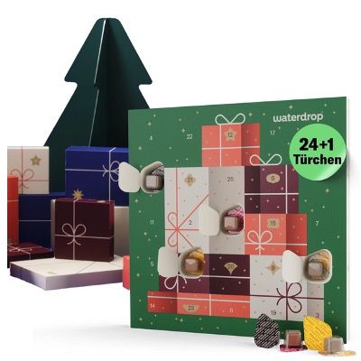 🎄 Waterdrop Adventskalender 2025 mit 25 Türchen 🎅🏻 für 16,91€ (statt 25€)
