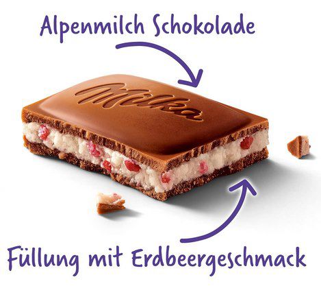 22x Milka Erdbeer Tafelschokolade (je 100g) ab 14,36€ (statt 29€)