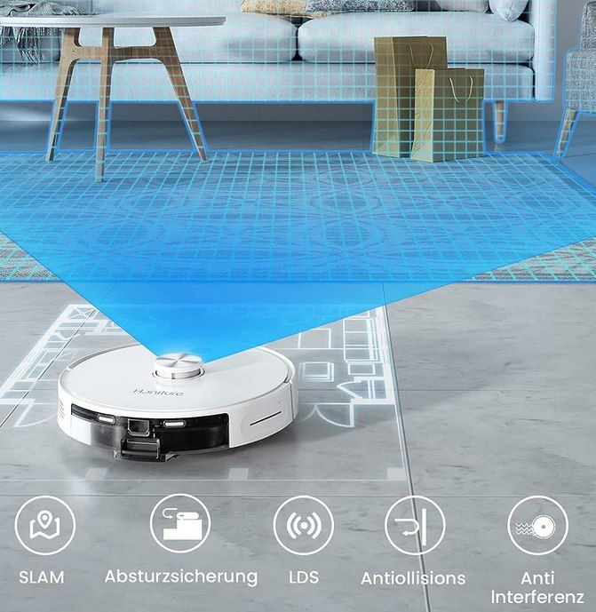 HONITURE Q6 Pro Saugroboter mit Absaugstation für 335€ (statt 399€)