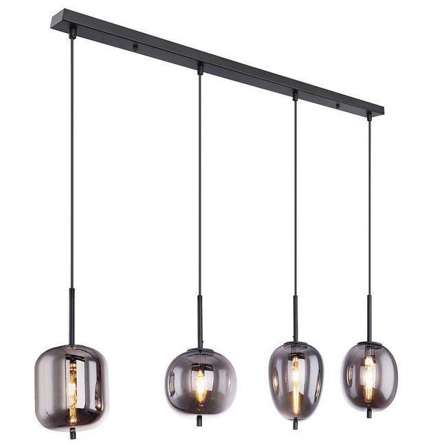 Globo Pendelleuchte BLACKY mit 4 Leuchten für 104,94€ (statt 149€)