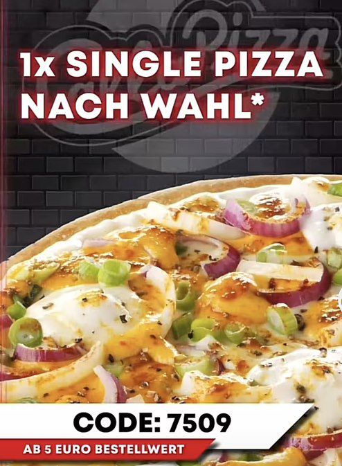Call a Pizza: Single Pizza nach Wahl für 1,90€   ab 5€ Bestellwert