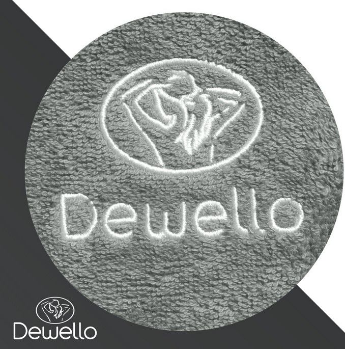 Dewello Baumwoll Unisex Kapuzen Bademantel für 14,99€ (statt 35€)  Restgrößen