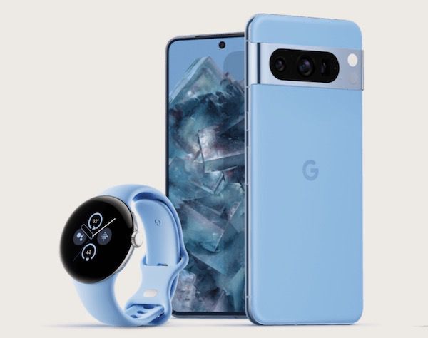 Google Pixel 8 (Pro) vorbestellen + gratis neue Pixel Watch 2 + 150€ Ankaufprämie