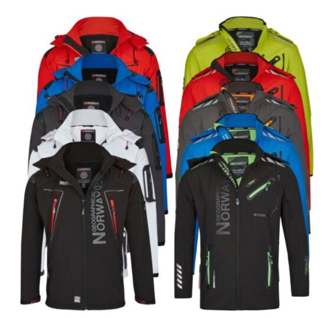 Geographical Norway Techno Herren Softshelljacke für 49,90€ (statt 65€)