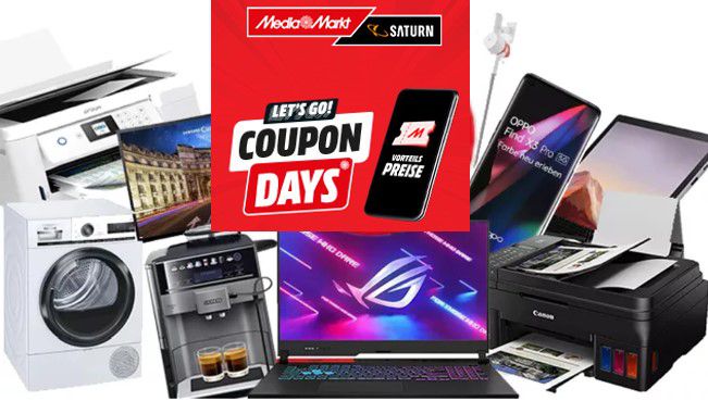 🔥 MediaMarkt Coupon Days mit bis 300€ als Direktabzug auf den Kauf