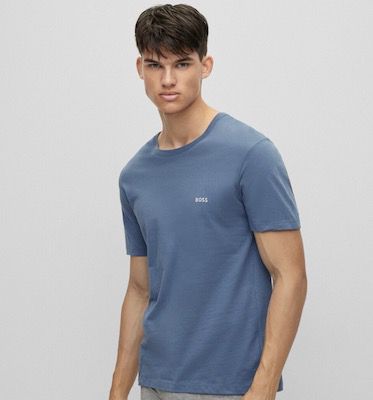 3er Pack Hugo Boss Classic Short Sleeve Round Neck T Shirt für 22€ (statt 45€)