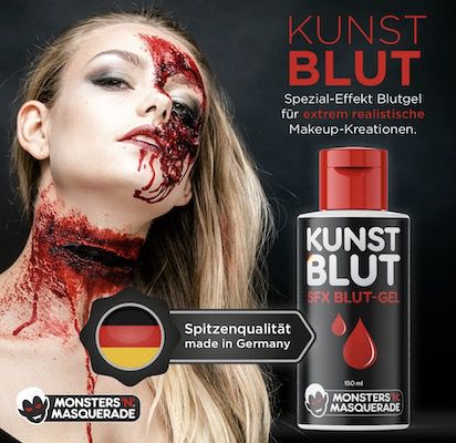 150ml MonstersnMasquerade Profi Kunstblut für 9,74€ (statt 15€)