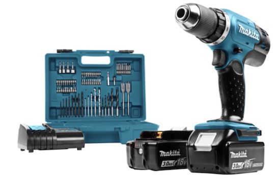 Makita DDF453SFX1 inkl. 2x 3Ah + Werkzeugkoffer für 184,99€ (statt 211€)