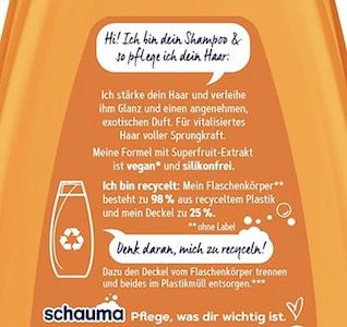 2x schauma Superfruit & Glanz Shampoo für 2,99€