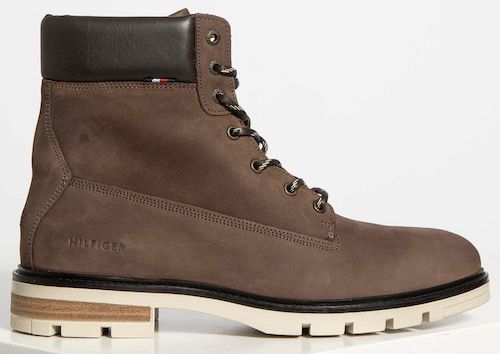 Tommy Hilfiger Nubukleder Boots für 72€ (statt 119€)   Restgrößen