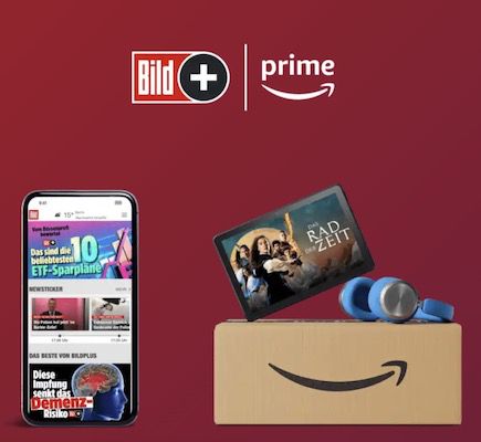 Amazon Prime + BILDplus für 8,99€ mtl. &#8211; monatlich kündbar