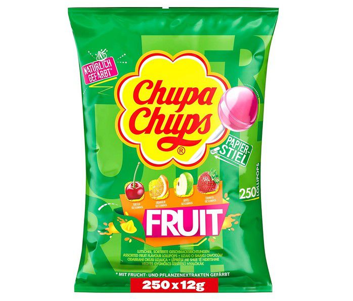 250 Chupa Chups Fruits Nachfüllbeutel 3kg für 23,99€ (statt 33€)