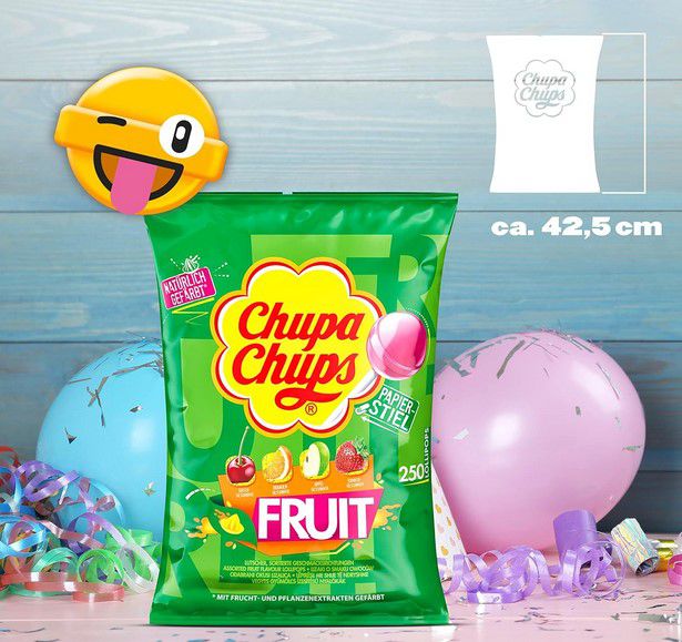 250 Chupa Chups Fruits Nachfüllbeutel 3kg für 23,99€ (statt 33€)