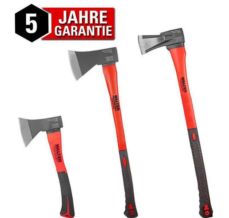 Walter 2 Äxte + 1 Beil für nur 29,99€ (statt 50€)