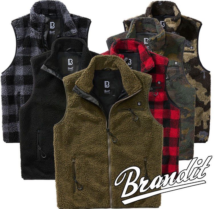 Brandit Ranger Herren Teddyfleece Weste bis 5XL ab 27,85€ (statt 38€)