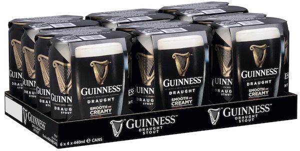 24x Guinness Draught irisches Kultbier für 33,97€ + Pfand (statt 41€)