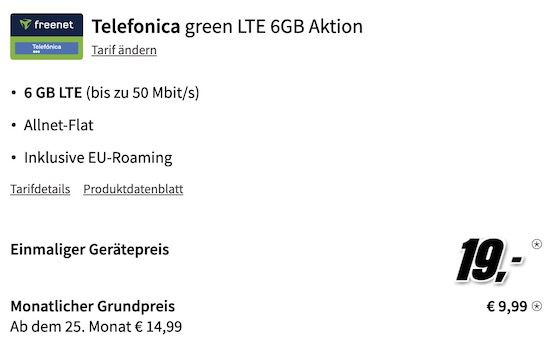 Motorola Edge 40 Neo 256GB für 19€ + o2 Allnet 6GB für 9,99€ mtl.