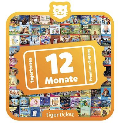 tigermedia tigerticket 12 Monate für 71,61€ (statt 79€)