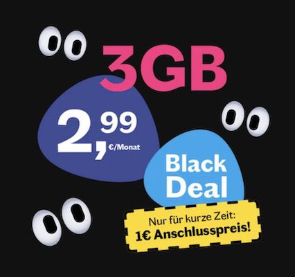 Lebara o2 Allnet-Flat mit 3GB für 2,99€ mtl. + 30 Minuten in 50 Länder