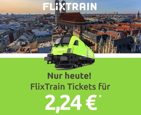 Flixtrain Tickets ab 2,24€ – nur Kurzstrecken