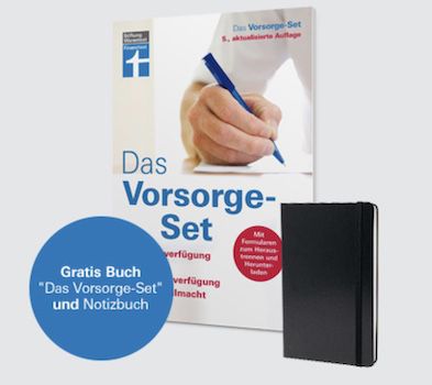 9 Ausgaben Finanztest für 30€ + Buch Das Vorsorge Set und Notizbuch gratis
