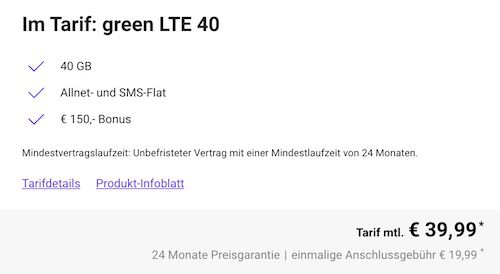 🔥TOP! Apple iPhone 15 für 179,95€ + Telekom Allnet 40GB 39,99€ mtl. + 150€ Bonus