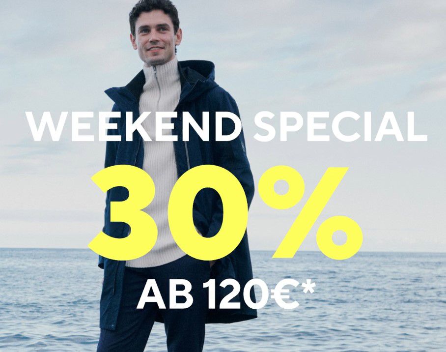 Tom Tailor Weekend Special bis 60% Rabatt + 30% extra Rabatt ab 120€
