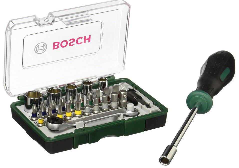 Bosch Mini Ratschen Set 27 tlg. für 14,99€ (statt 20€)