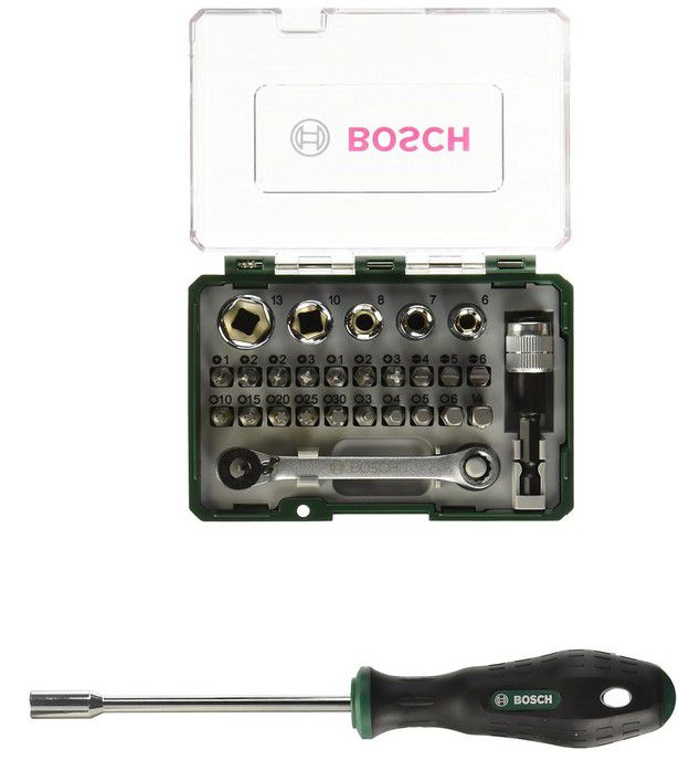 Bosch Mini Ratschen-Set 27-tlg. für 14,99€ (statt 20€)