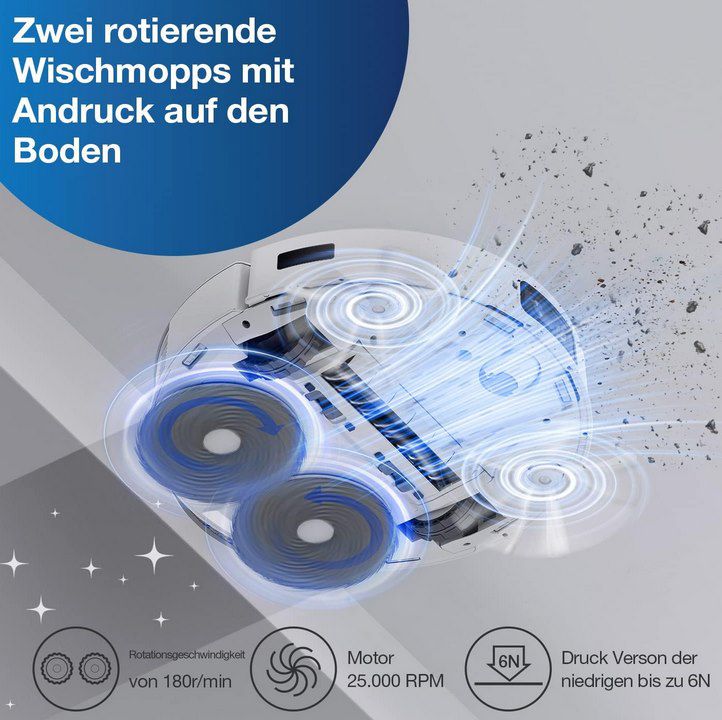 ECOVACS DEEBOT T20e OMNI Saugroboter mit Wischfunktion für 599€ (statt 695€)
