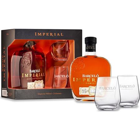 🥃 Ron Barceló Imperial Ron Dominicano Rum + Gläser für 27,99€ (statt 40€)