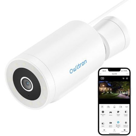 owltron Indoor &#038; Outdoor Überwachungskamera mir 4MP für 19,99€ (statt 40€)