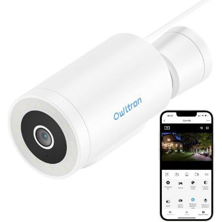 owltron Indoor & Outdoor Überwachungskamera mit 4MP für 17,99€ (statt 40€)