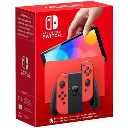 Nintendo Switch OLED   Mario Edition für 284,86€ (statt 324€)