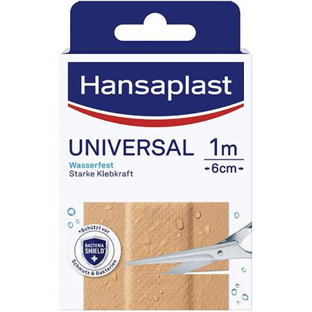 Hansaplast Universal Pflaster (1 m x 6 cm) ab 1,71€ (statt 3€)