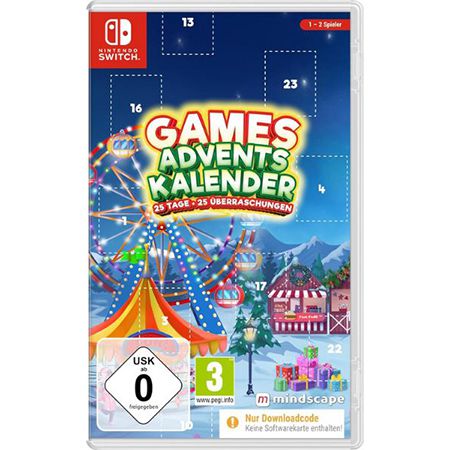 Nintendo Switch Games Adventskalender 2023 für 11,99€ (statt 17€)