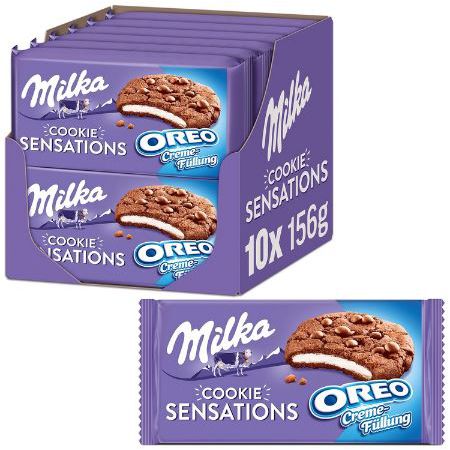 12er Pack Milka Sensations OREO Kakaokekse, 156g ab 20,16€ (statt 30€)