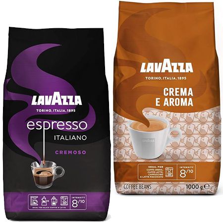 1Kg Lavazza Crema e Aroma + 1Kg Espresso Italiano Cremoso für 17,76€ (statt 25€)