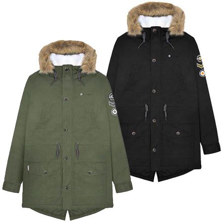 Lambretta Sherpa Lined Parka in 2 Farben für je 59,99€ (statt 105€)