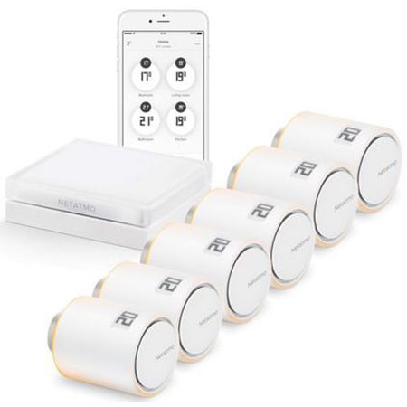 6er Set Netatmo Heizkörper Thermostat + Bridge für 279,95€ (statt 349€)