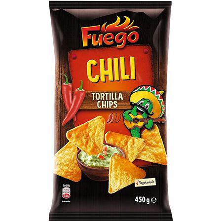 Fuego Tortilla Tortilla Chips mit Chiligeschmack, 450g ab 3,31€ (statt 4€)