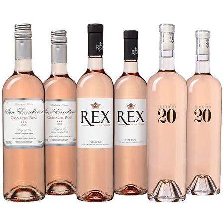 6 Flaschen Rosewein im Probierpaket für 52,89€ (statt 68€)