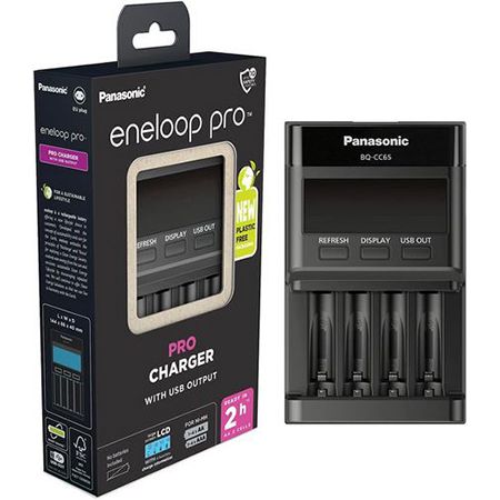 Panasonic eneloop Pro Ladegerät mit LCD Display für 28,57€ (statt 37€)