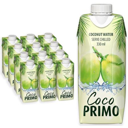 12er Pack Coco Primo Kokosnusswasser, 330ml ab 13,64€ (statt 21€)